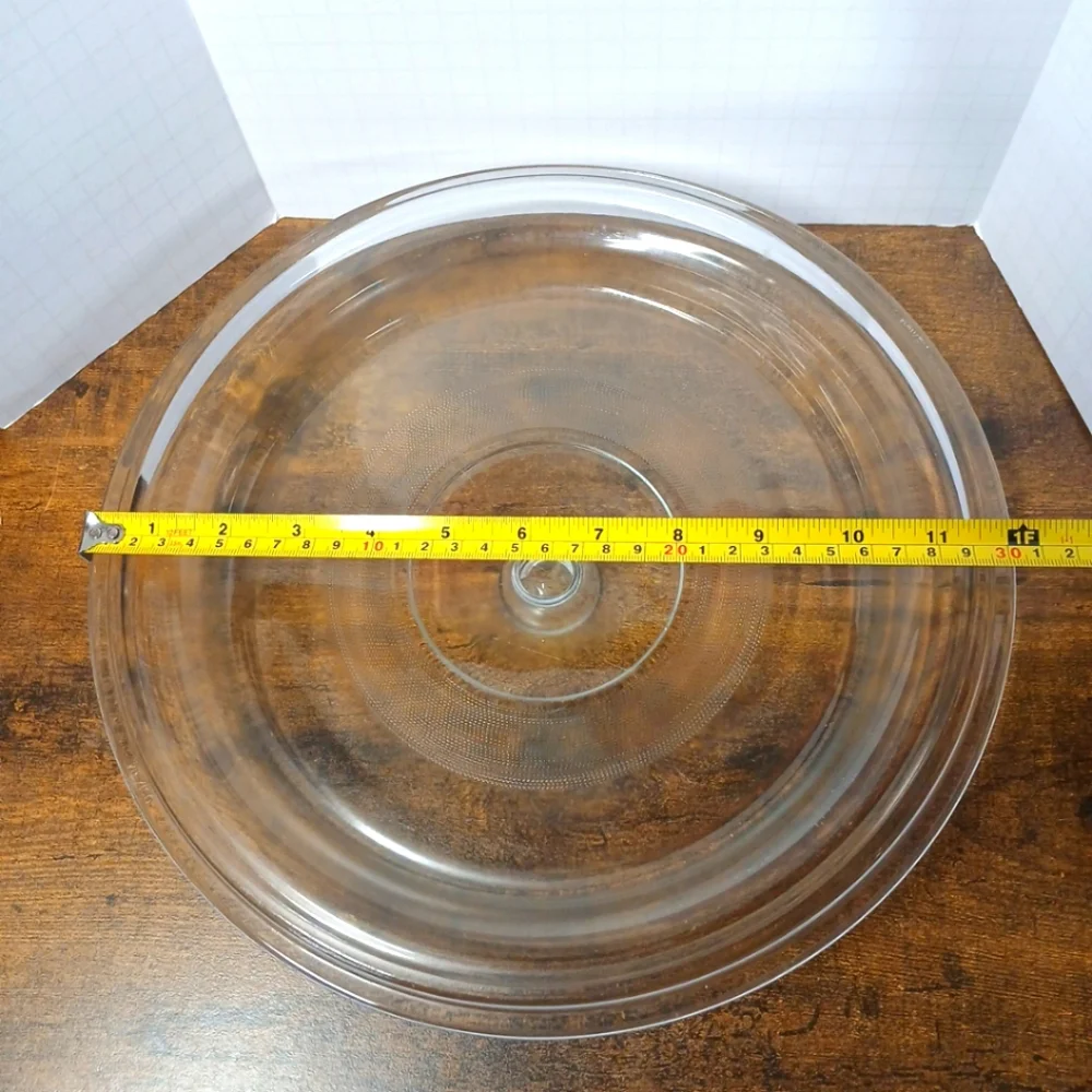 Mexico 9 Glass Lid 11 1/4 inches inside diameter and 12 1/4 outside diameter